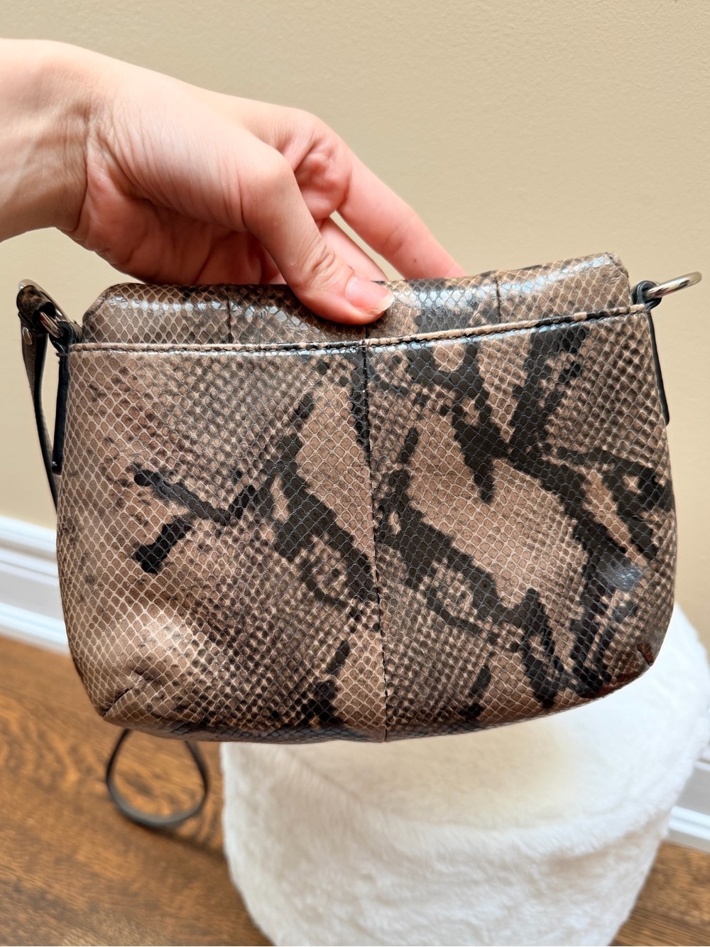 Y2K Vintage 2000’S COACH Exotic Soho Phython Mini Leather Crossbody Bag Purse - Picture 2 of 16